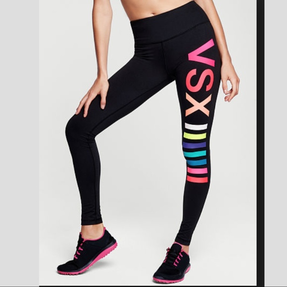 rainbow sports leggings